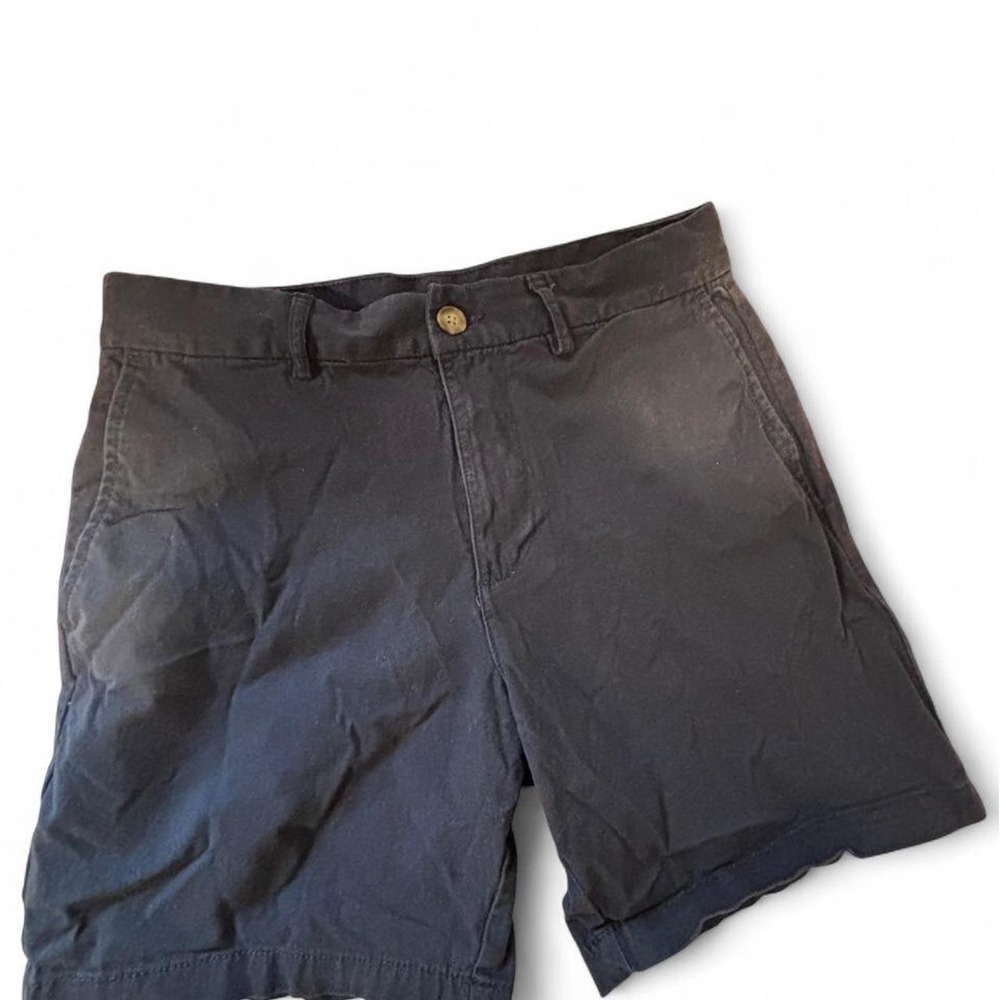 Old Navy Mens Slim Navy Blue Chino Shorts Size 30 Stretch Cotton
